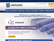Tablet Screenshot of candsplastics.com